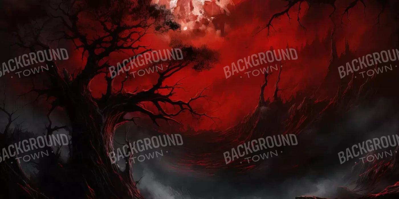 Blood Moon I 16’X8’ Ultracloth (192 X 96 Inch) Backdrop