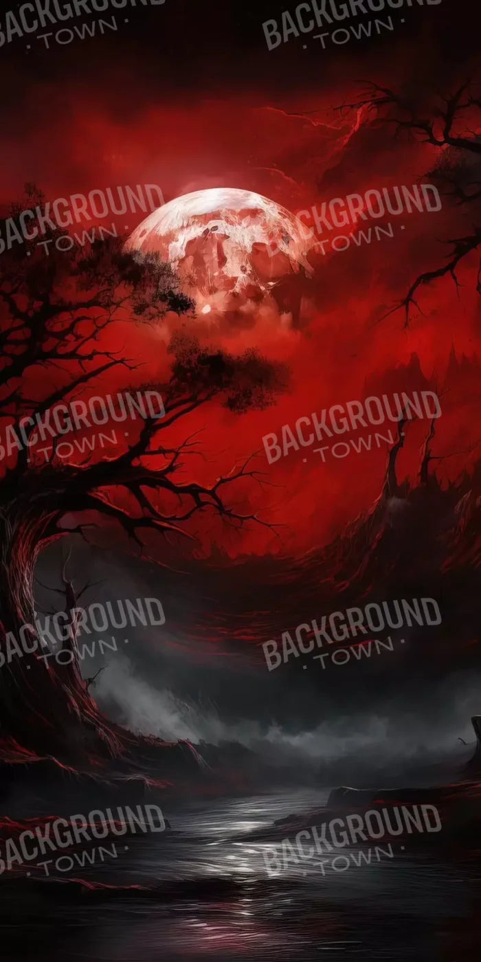 Blood Moon I 8’X16’ Ultracloth (96 X 192 Inch) Backdrop