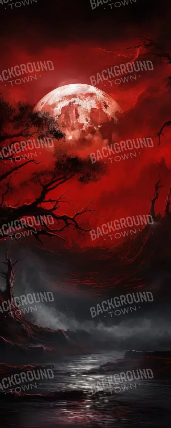 Blood Moon I 8’X20’ Ultracloth (96 X 240 Inch) Backdrop