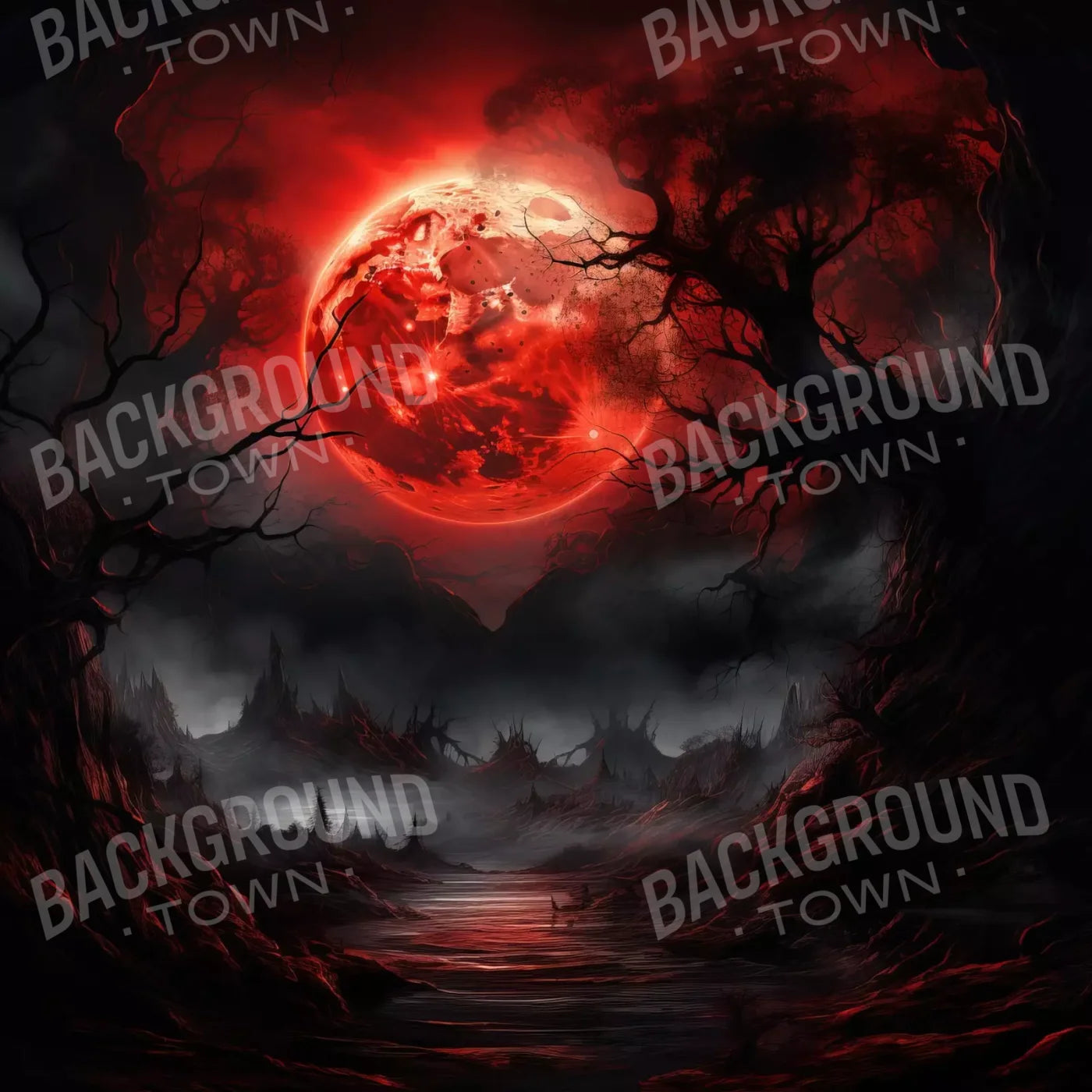 Blood Moon Ii 10’X10’ Ultracloth (120 X Inch) Backdrop