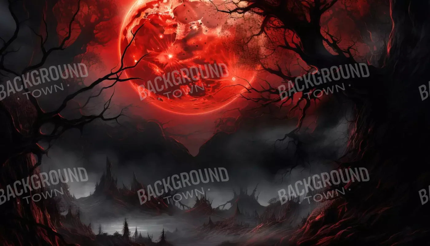 Blood Moon Ii 14’X8’ Ultracloth (168 X 96 Inch) Backdrop