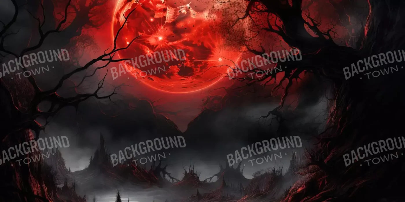 Blood Moon Ii 16’X8’ Ultracloth (192 X 96 Inch) Backdrop