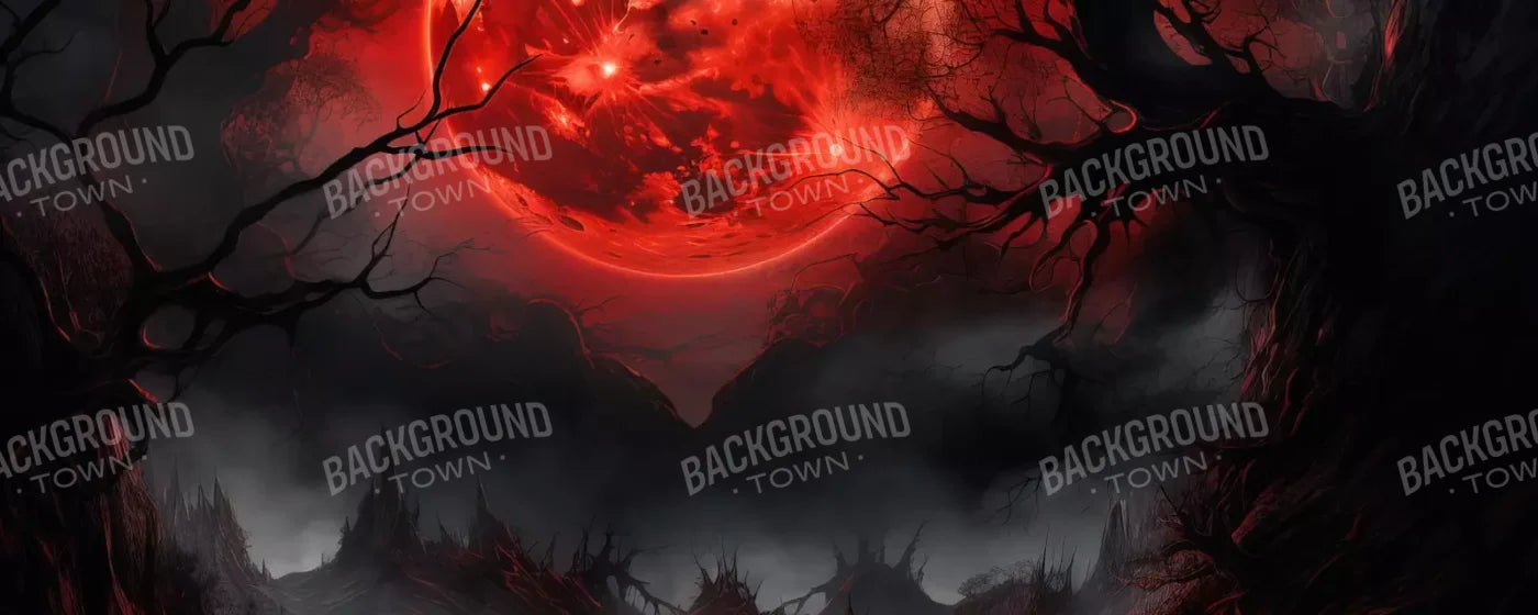 Blood Moon Ii 20’X8’ Ultracloth (240 X 96 Inch) Backdrop