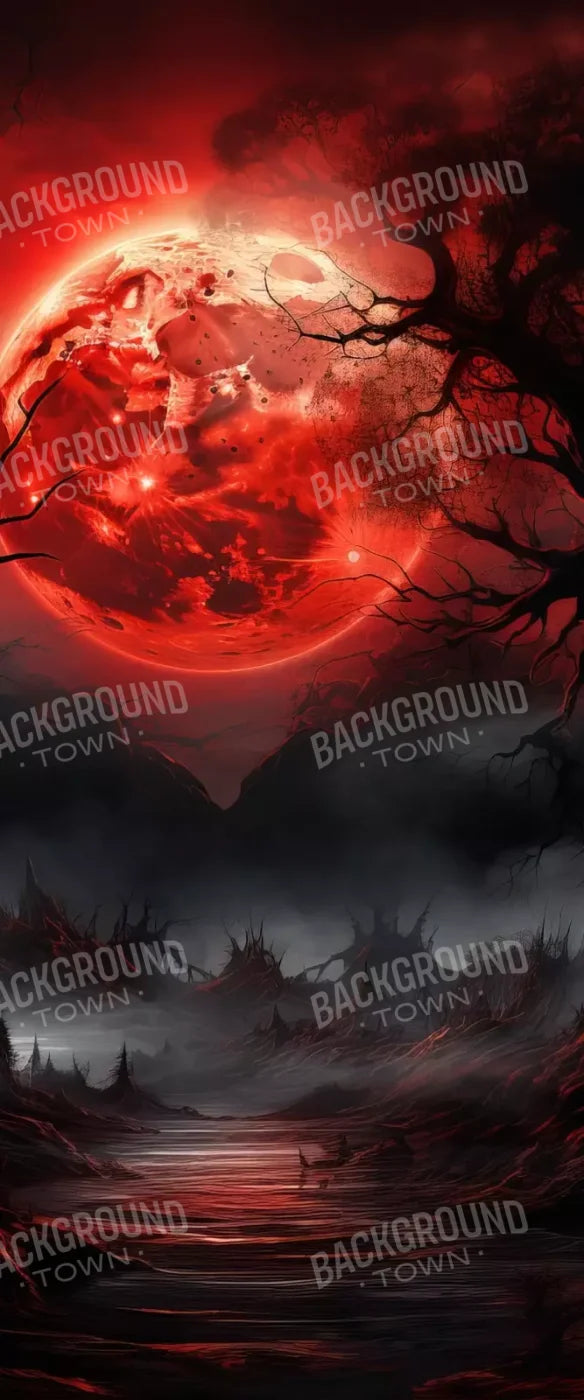 Blood Moon Ii 5’X12’ Ultracloth For Westcott X-Drop (60 X 144 Inch) Backdrop