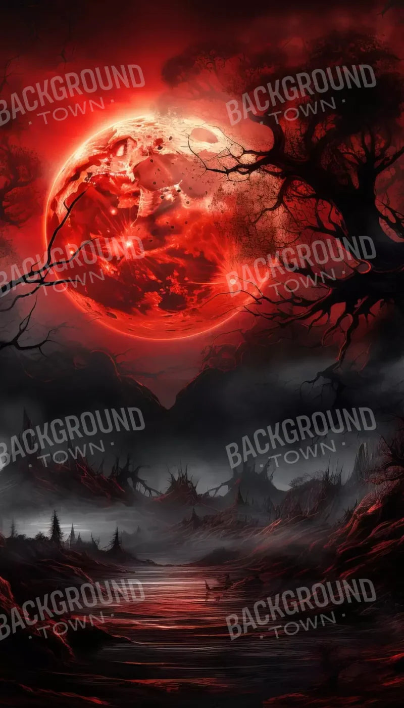 Blood Moon Ii 8’X14’ Ultracloth (96 X 168 Inch) Backdrop