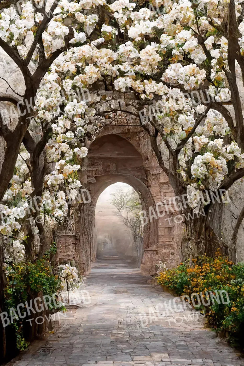 Blossom Arch For Lvl Up Backdrop System 5X76 Up ( 60 X 90 Inch )