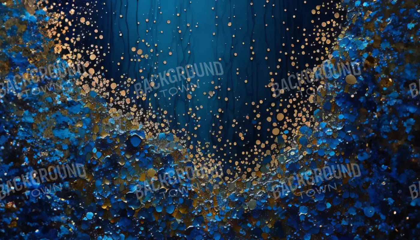 BlueAbstract 14’x8’ UltraCloth (168 x 96 inch) Backdrop