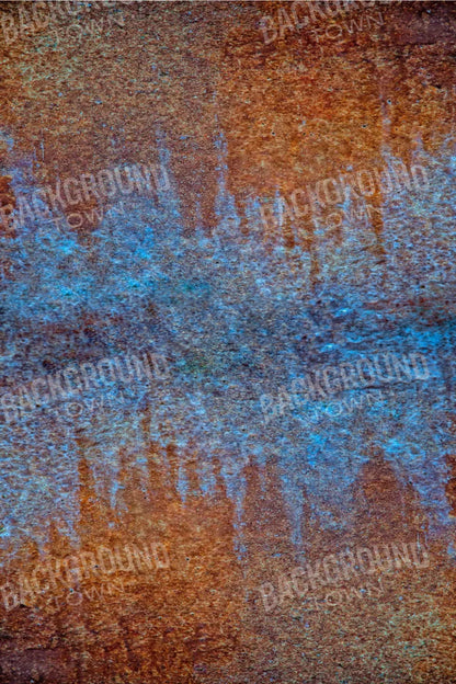 Blue Red Wall 5X8 Ultracloth ( 60 X 96 Inch ) Backdrop