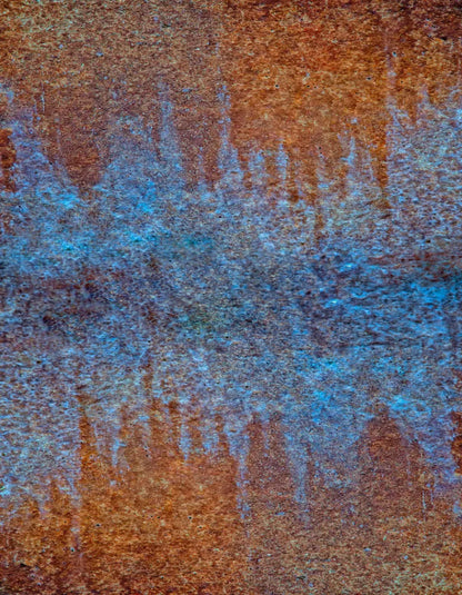 Blue Red Wall 6X8 Fleece ( 72 X 96 Inch ) Backdrop