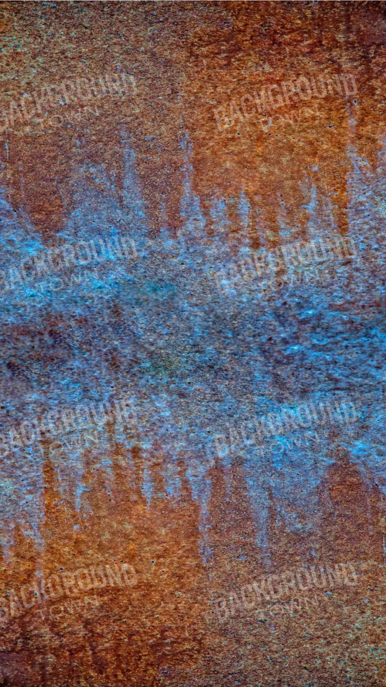 Blue Red Wall 8X14 Ultracloth ( 96 X 168 Inch ) Backdrop