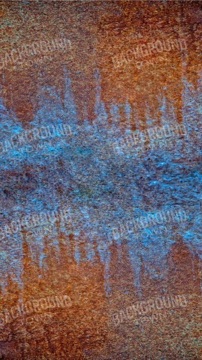 Blue Red Wall 8X14 Ultracloth ( 96 X 168 Inch ) Backdrop