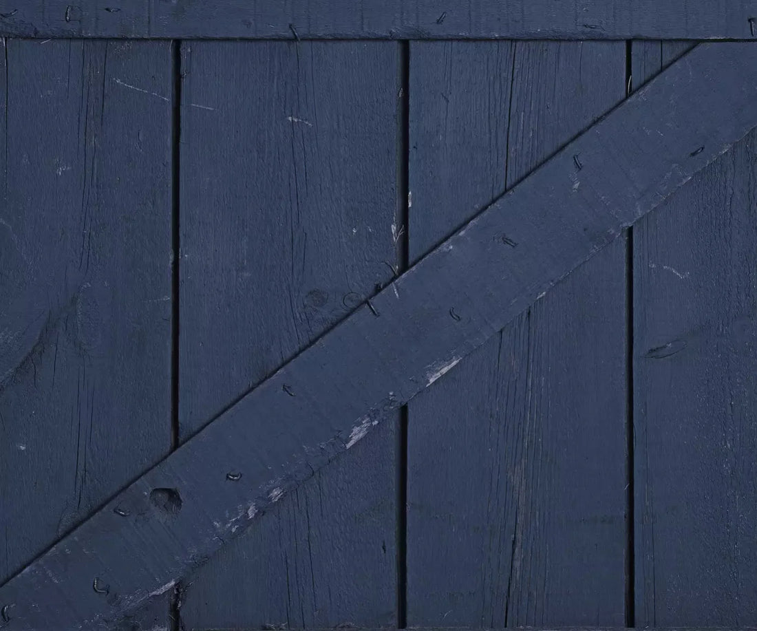 Blue Barndoor 5X42 Fleece ( 60 X 50 Inch ) Backdrop