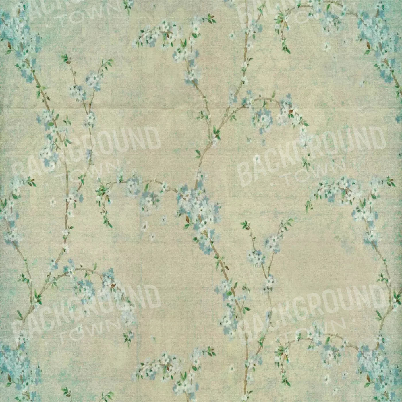 Blue Blossom 10X10 Ultracloth ( 120 X Inch ) Backdrop