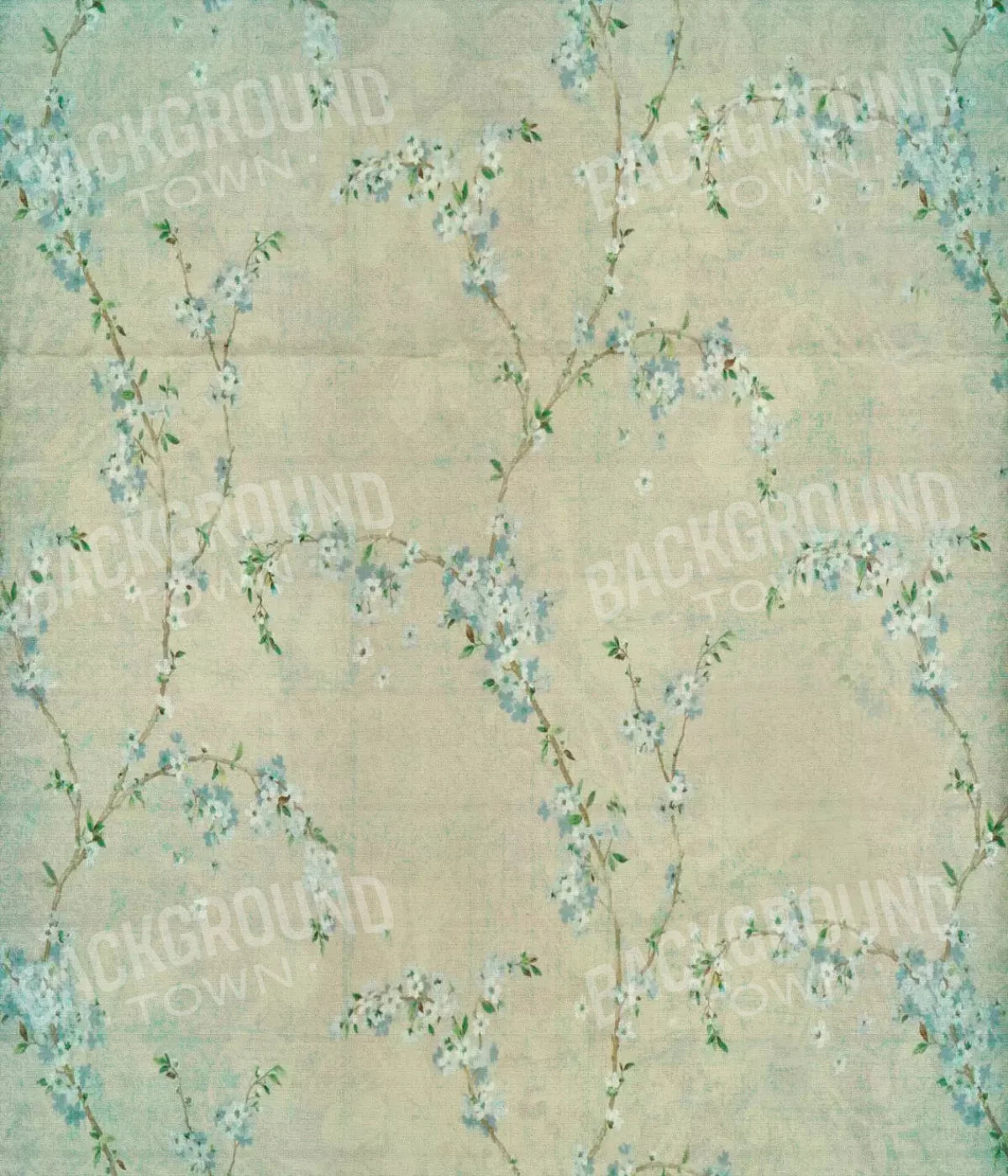 Blue Blossom 10X12 Ultracloth ( 120 X 144 Inch ) Backdrop