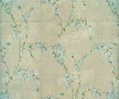 Blue Blossom 5X42 Fleece ( 60 X 50 Inch ) Backdrop