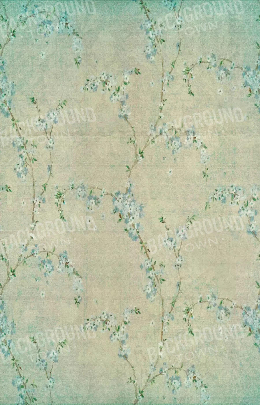 Blue Blossom 8X12 Ultracloth ( 96 X 144 Inch ) Backdrop