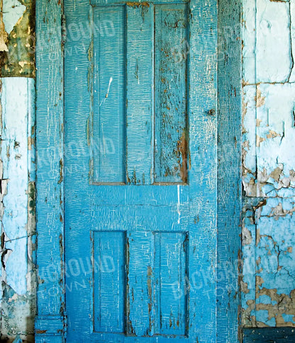 Blue Door Blues 10X12 Ultracloth ( 120 X 144 Inch ) Backdrop