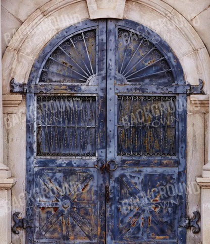 Blue Iron Doors 10X12 Ultracloth ( 120 X 144 Inch ) Backdrop
