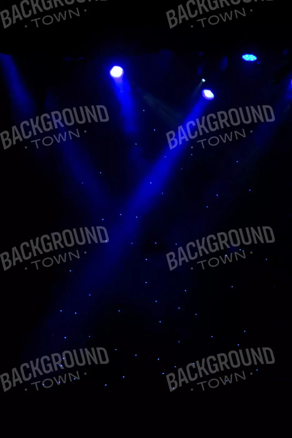 Blue Lights 5X8 Ultracloth ( 60 X 96 Inch ) Backdrop