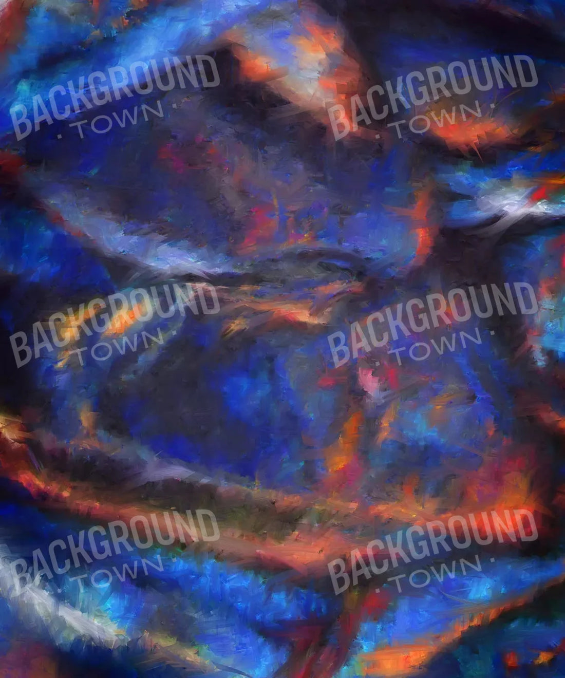 Blue Painted Backdrop for Photography