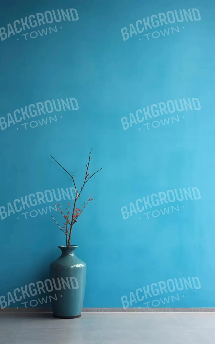 Blue Modern 9X14 Ultracloth ( 108 X 168 Inch ) Backdrop