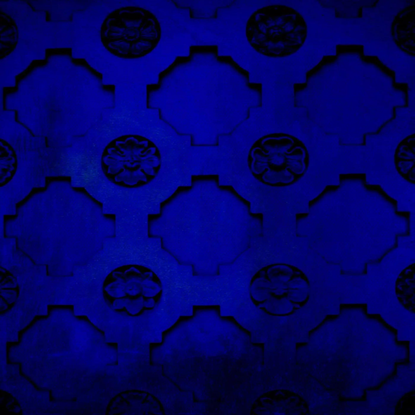 Blue Pattern Backdrop for Photography