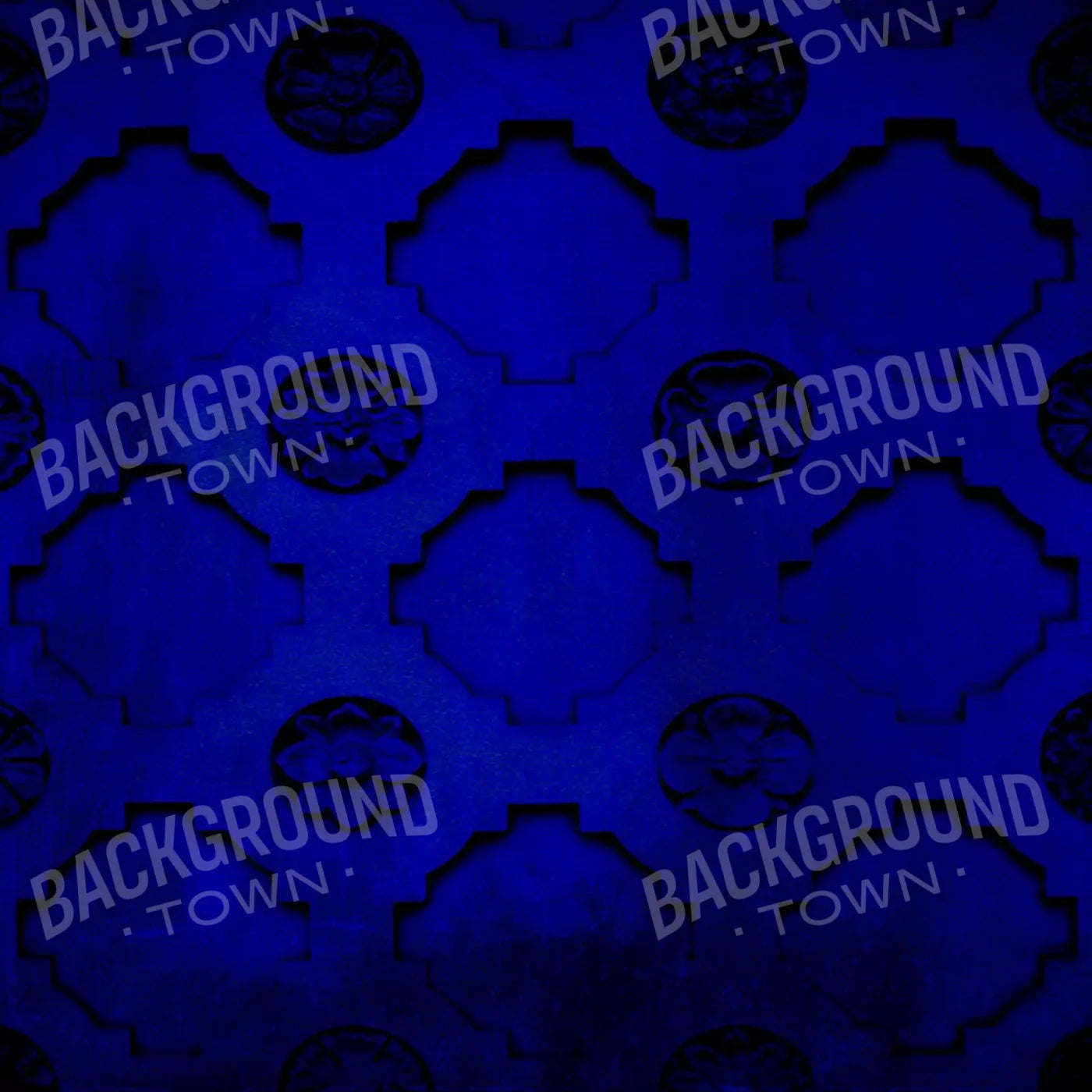 Blue Pattern Backdrop for Photography