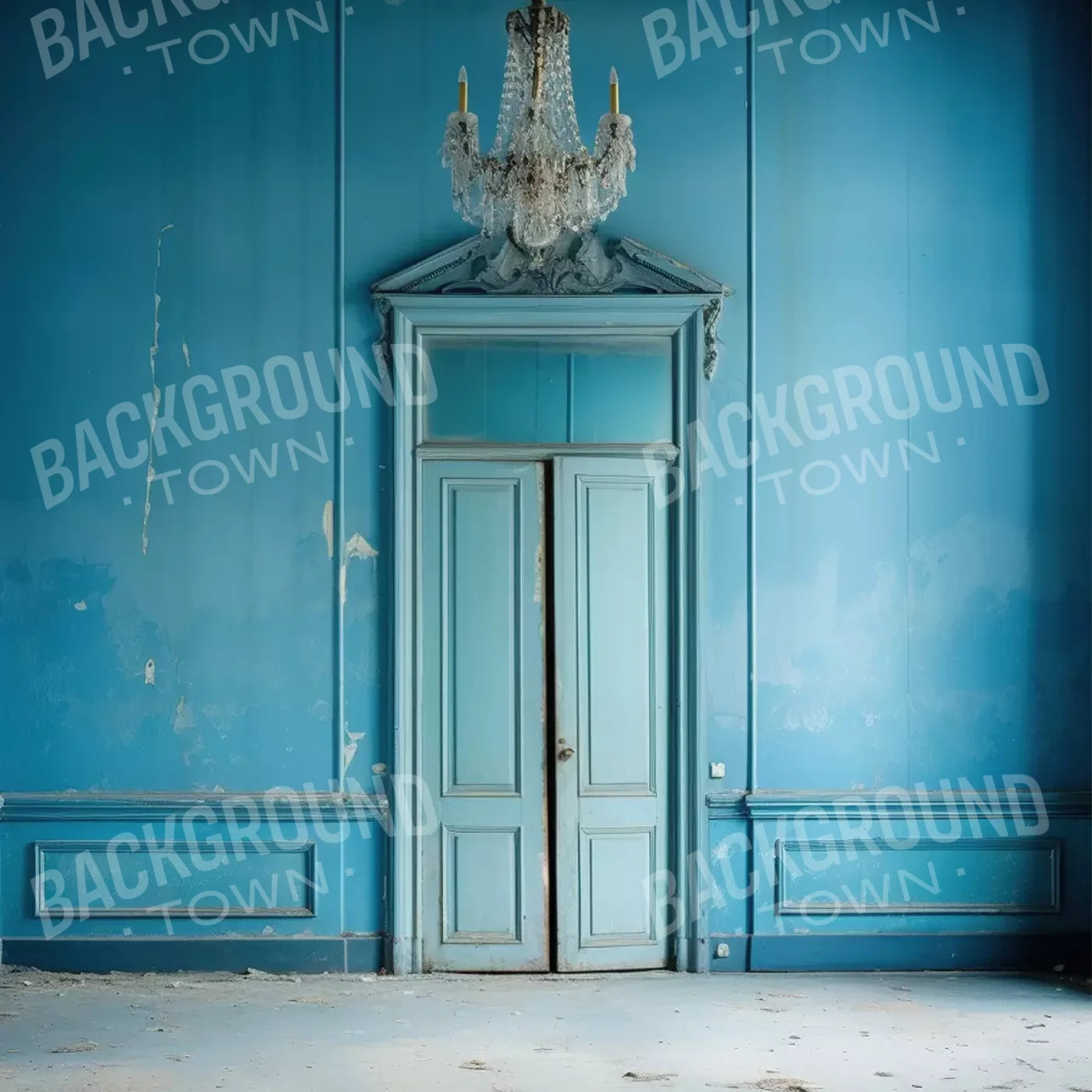 Blue Room 8X8 Fleece ( 96 X Inch ) Backdrop