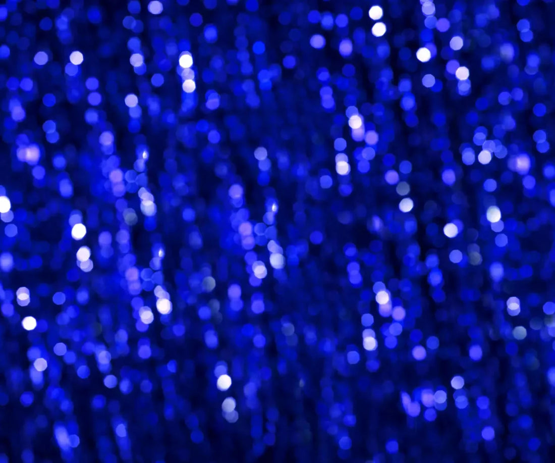 Blue Sparkle 5X42 Fleece ( 60 X 50 Inch ) Backdrop