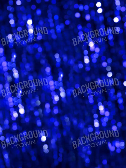 Blue Sparkle 5X68 Fleece ( 60 X 80 Inch ) Backdrop