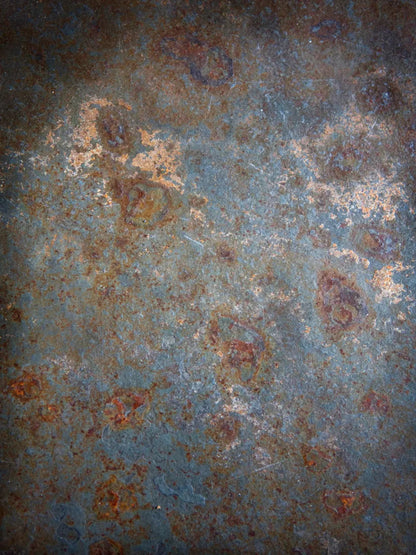 Blue Steel Floor 8X10 Fleece ( 96 X 120 Inch ) Backdrop