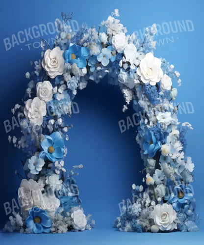 Blue Studio Floral Arch 10’X12’ Ultracloth (120 X 144 Inch) Backdrop