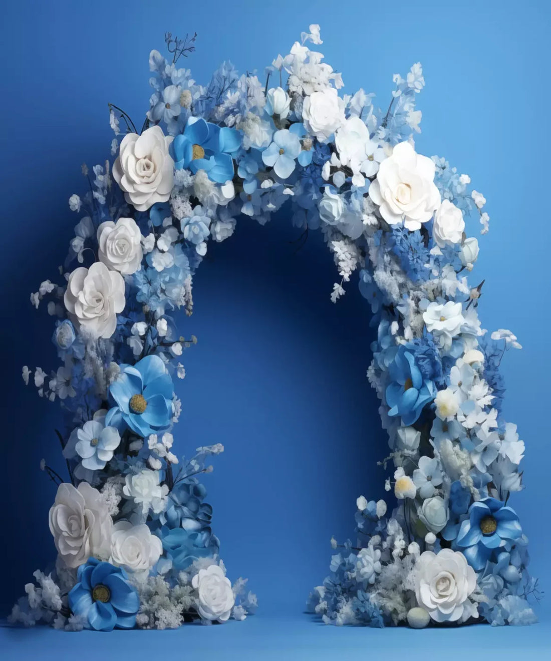 Blue, white  Backdrop for Photography