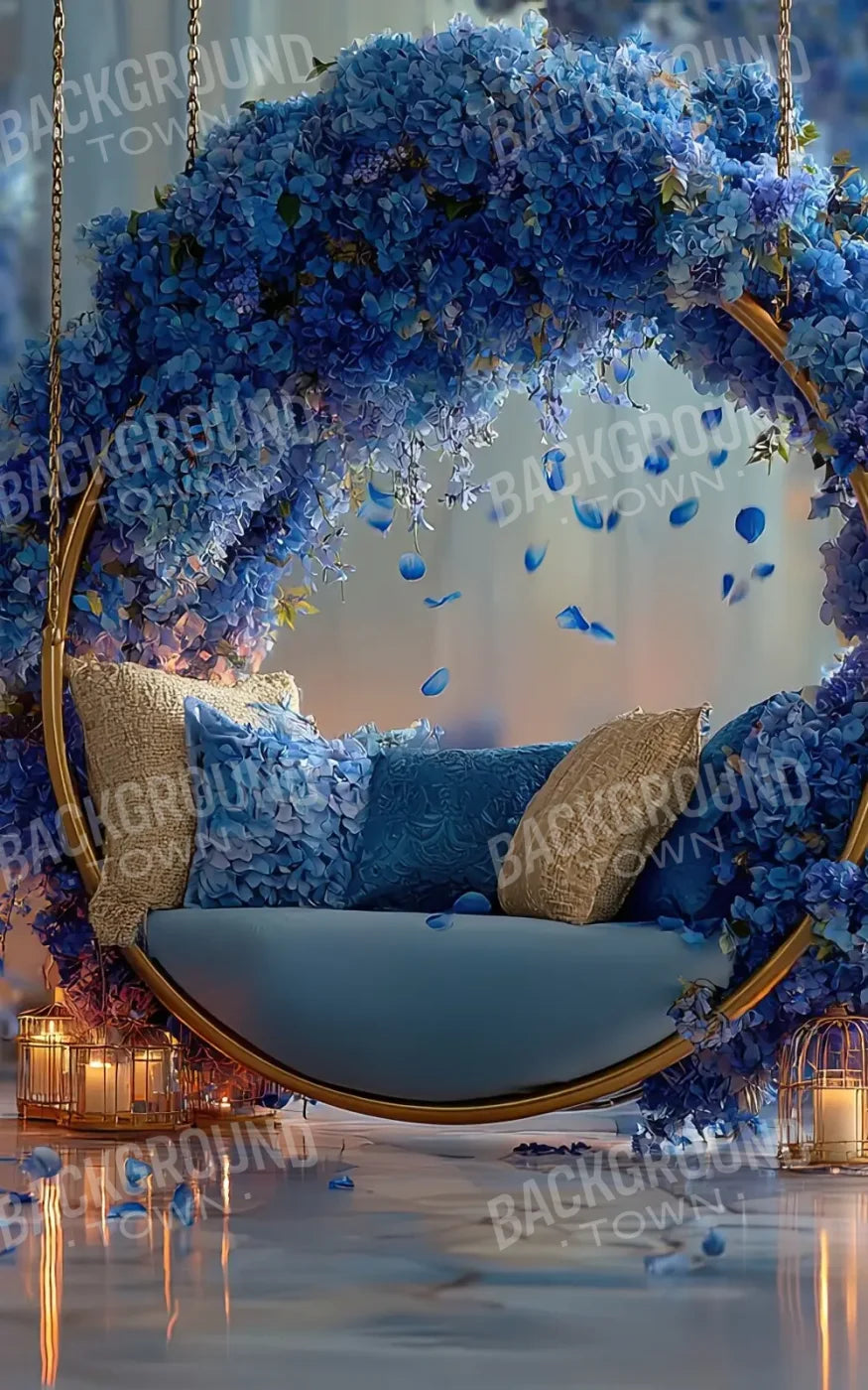 Blue Swing For Two 5’x8’ UltraCloth (60 x 96 inch) Backdrop