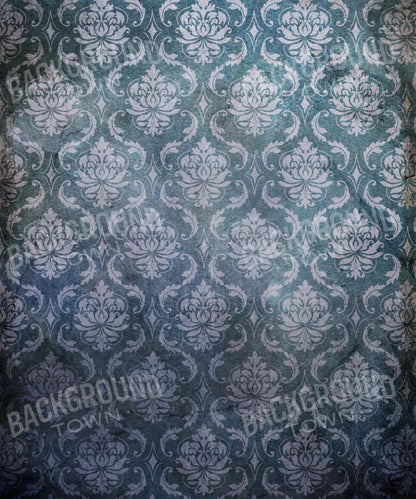 Blue Damask Backdrop for Photography