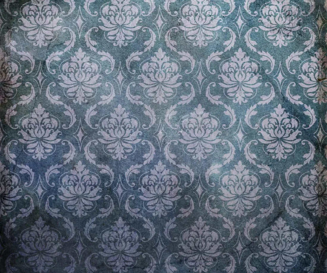 Blue Vintage 5X42 Fleece ( 60 X 50 Inch ) Backdrop
