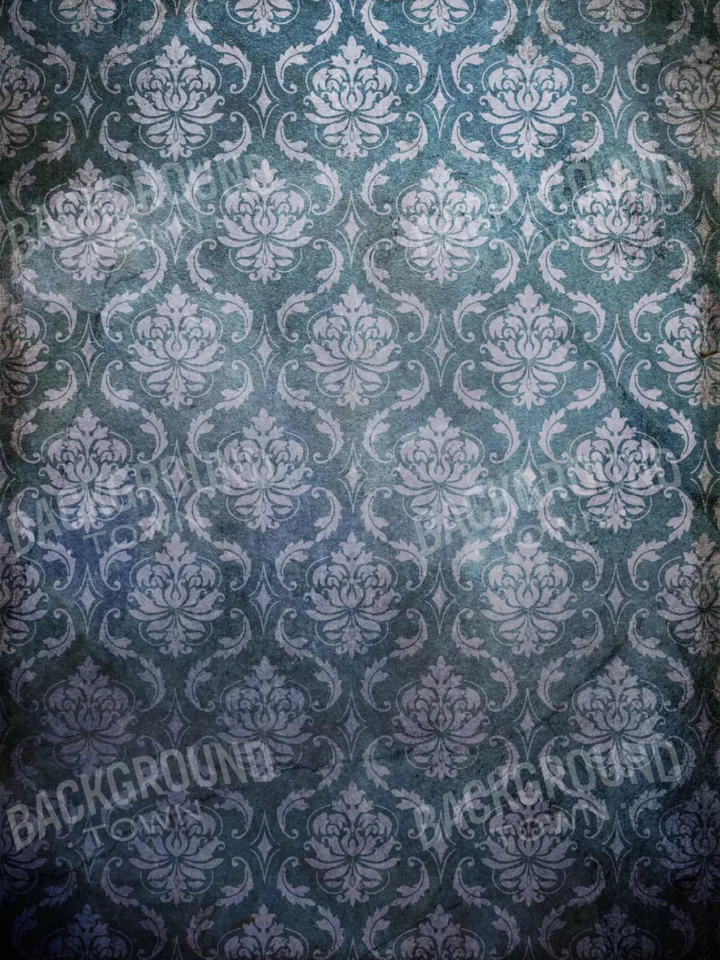 Blue Vintage 5X68 Fleece ( 60 X 80 Inch ) Backdrop