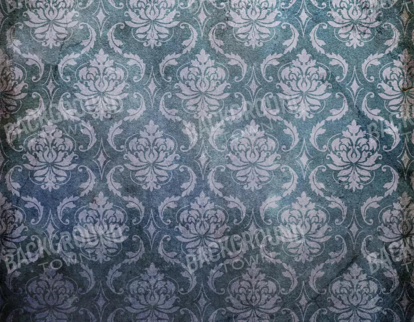 Blue Vintage 8X6 Fleece ( 96 X 72 Inch ) Backdrop