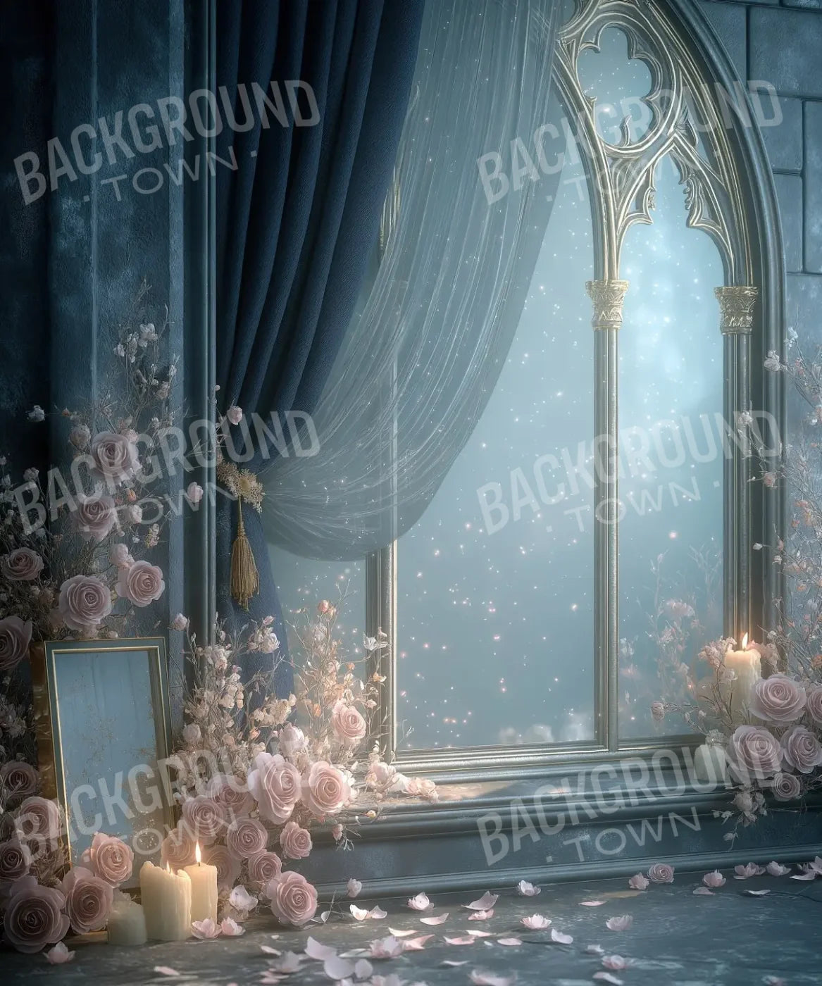Blue Window 10’x12’ UltraCloth (120 x 144 inch) Backdrop