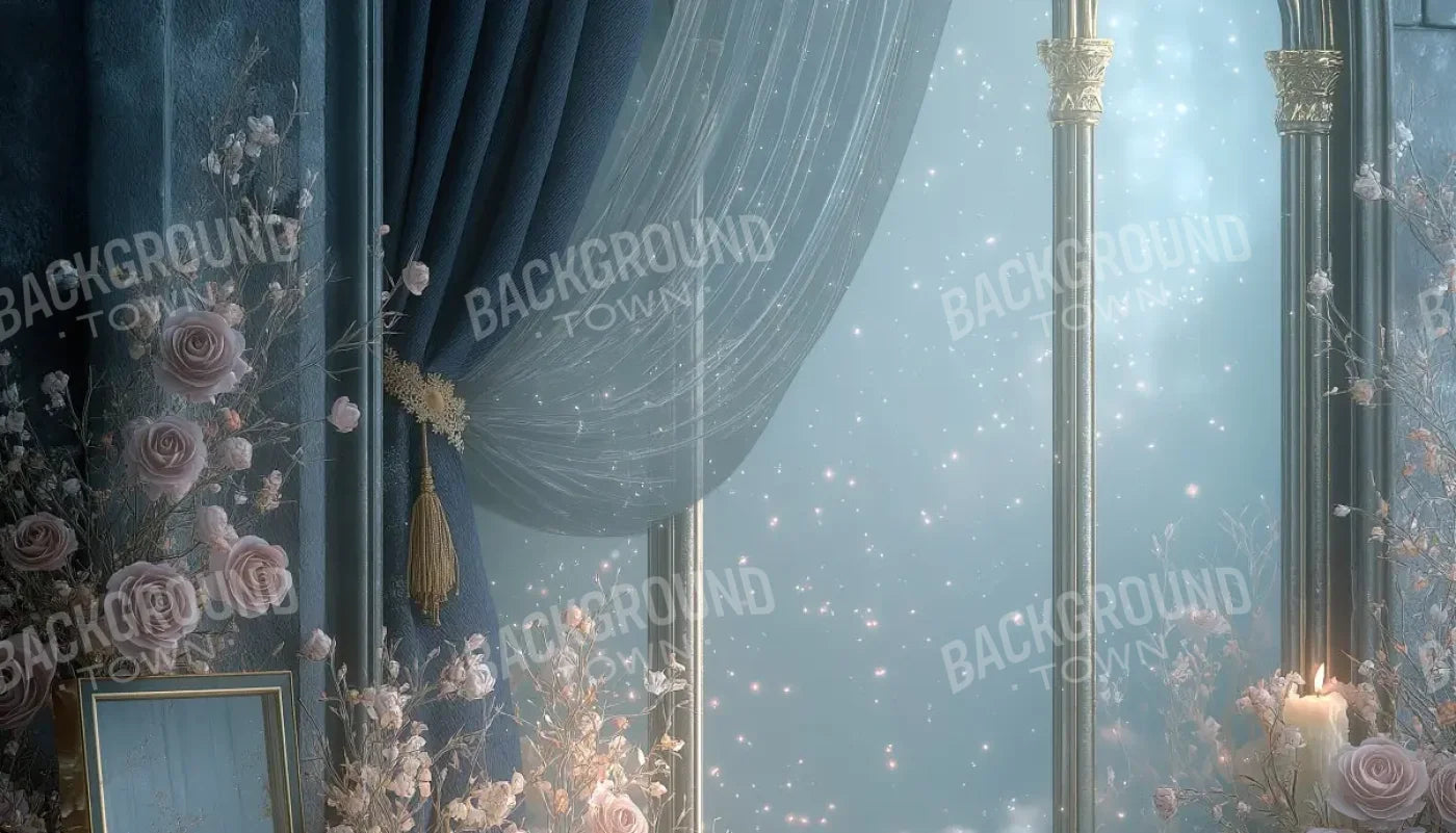 Blue Window 14’x8’ UltraCloth (168 x 96 inch) Backdrop