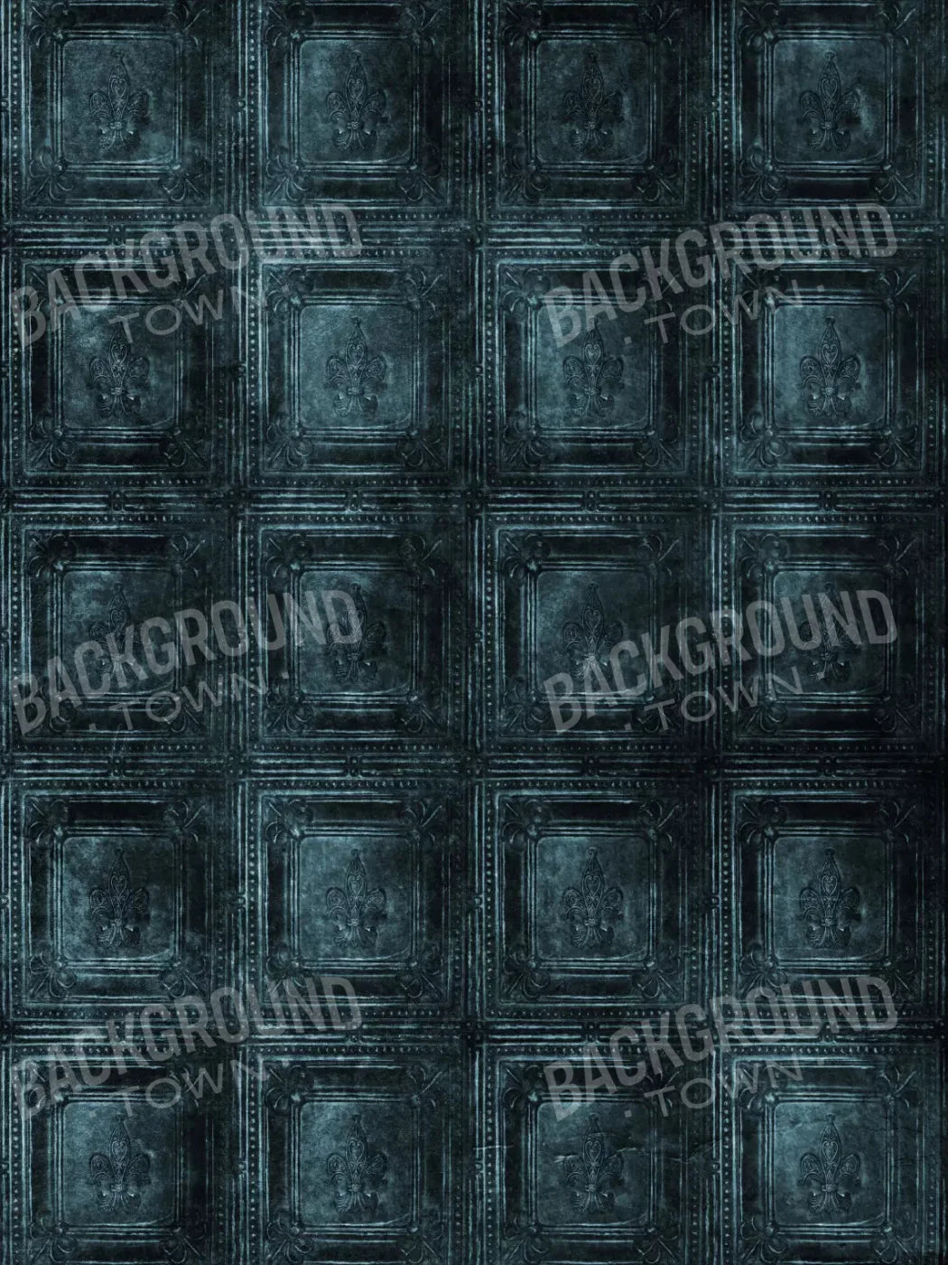 Blueberries 5X68 Fleece ( 60 X 80 Inch ) Backdrop