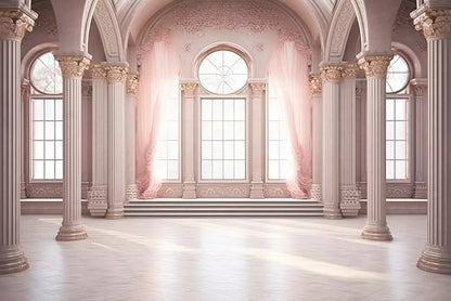 Ballroom In Pink Backdrop