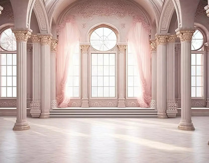 Ballroom In Pink Backdrop