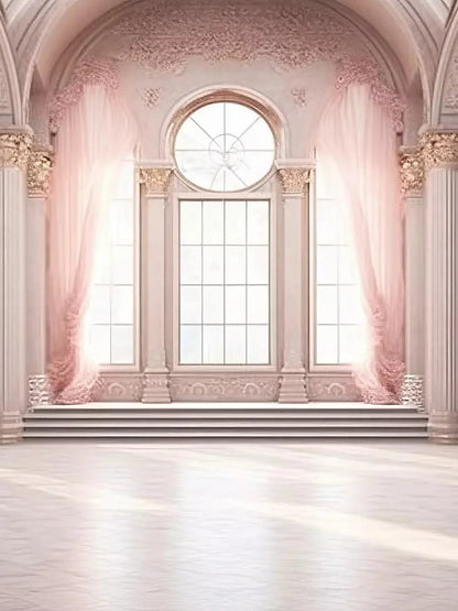 Ballroom In Pink Backdrop