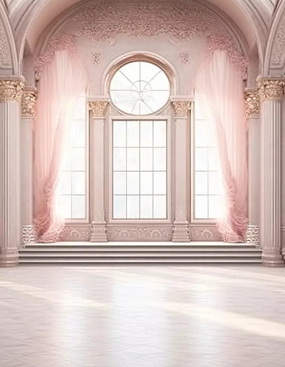 Ballroom In Pink Backdrop