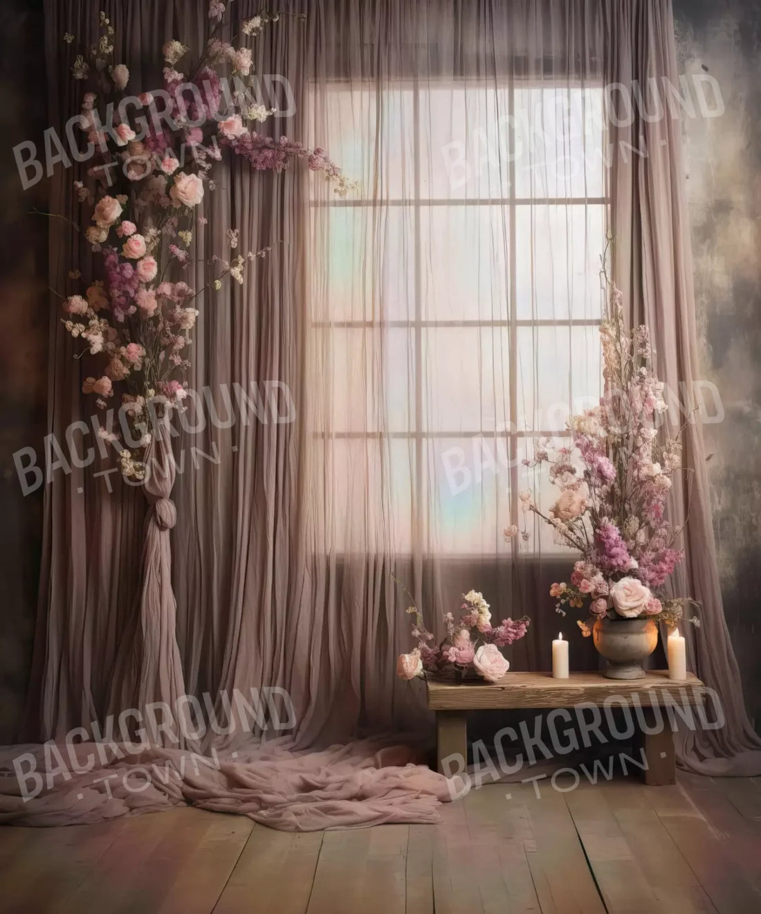 Beige Elegant Fine Art Backdrop for Photography