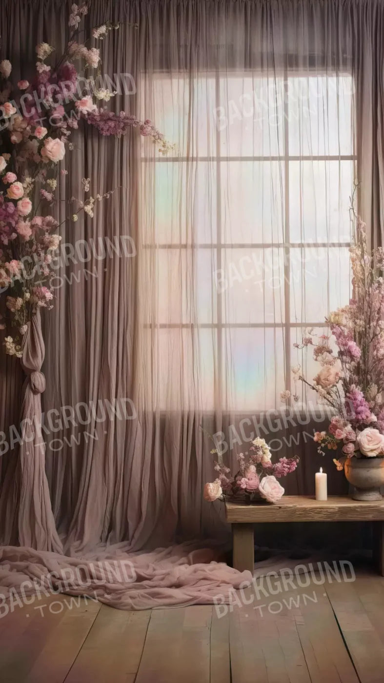 Lavender Blush Chiffon 8X14 Ultracloth ( 96 X 168 Inch ) Backdrop