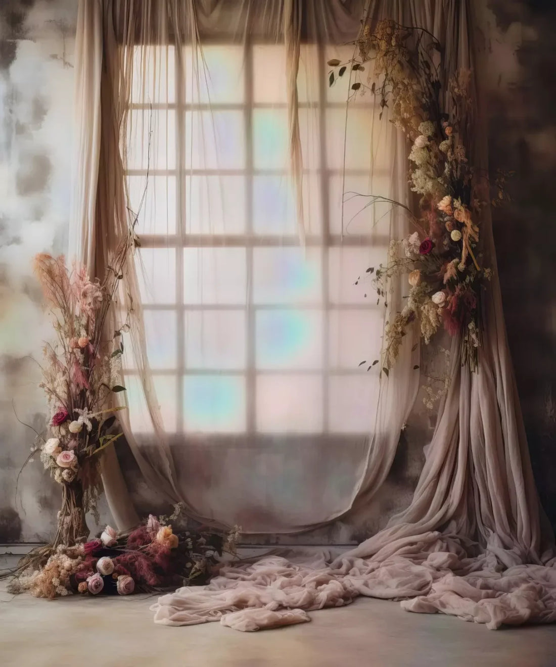 Beige Elegant Fine Art Backdrop for Photography