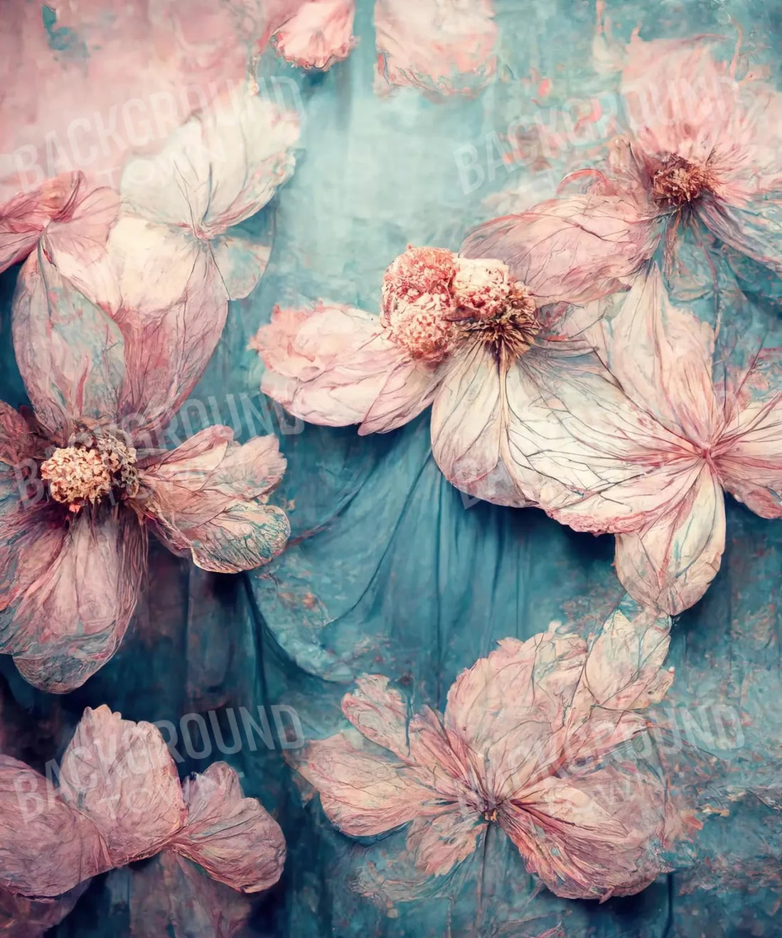 Pink Floral Backdrop for Photography