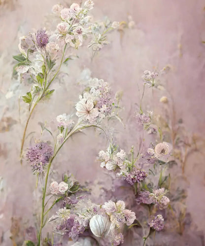 Purple Floral Backdrop for Photography